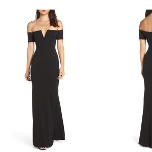 Lulus Lynne Off the Shoulder Gown